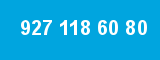 927 118 60 80